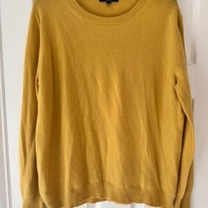 Uniqlo Mustard Crew Neck Sweater